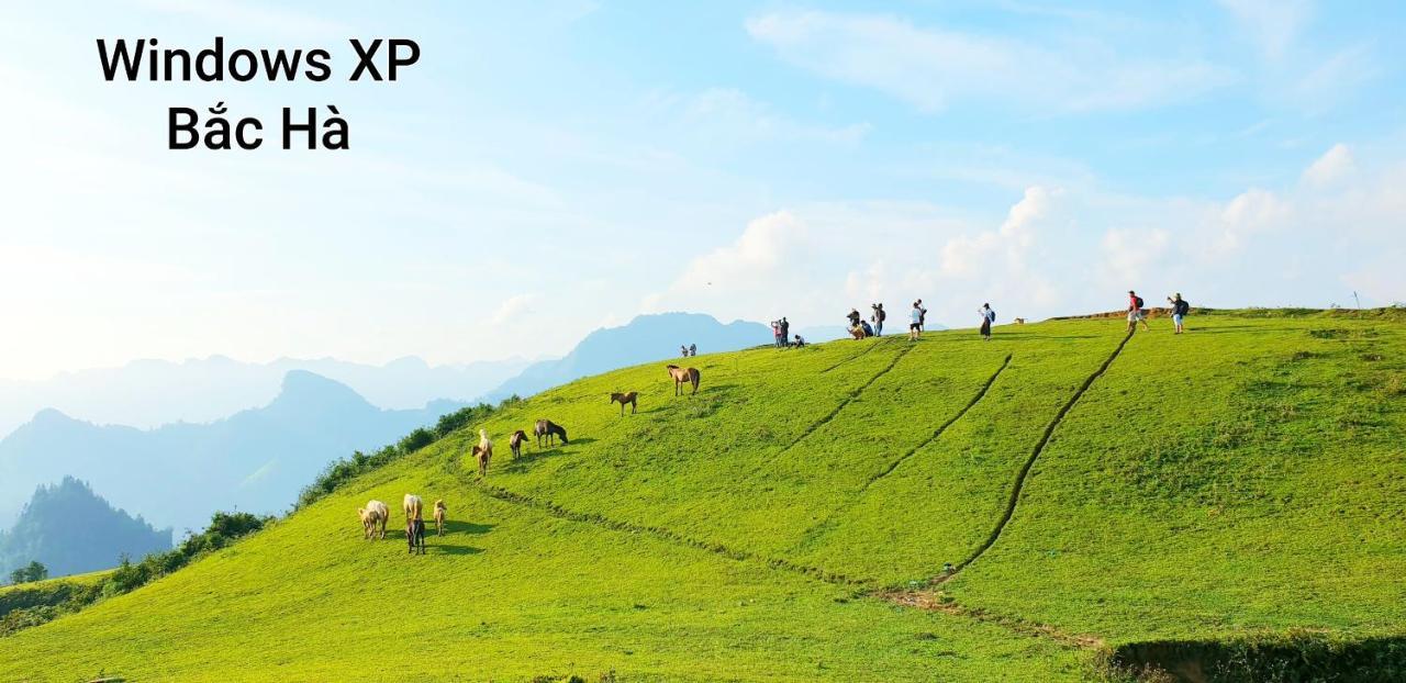 Huy Trung Homestay Bac Ha  Exteriör bild