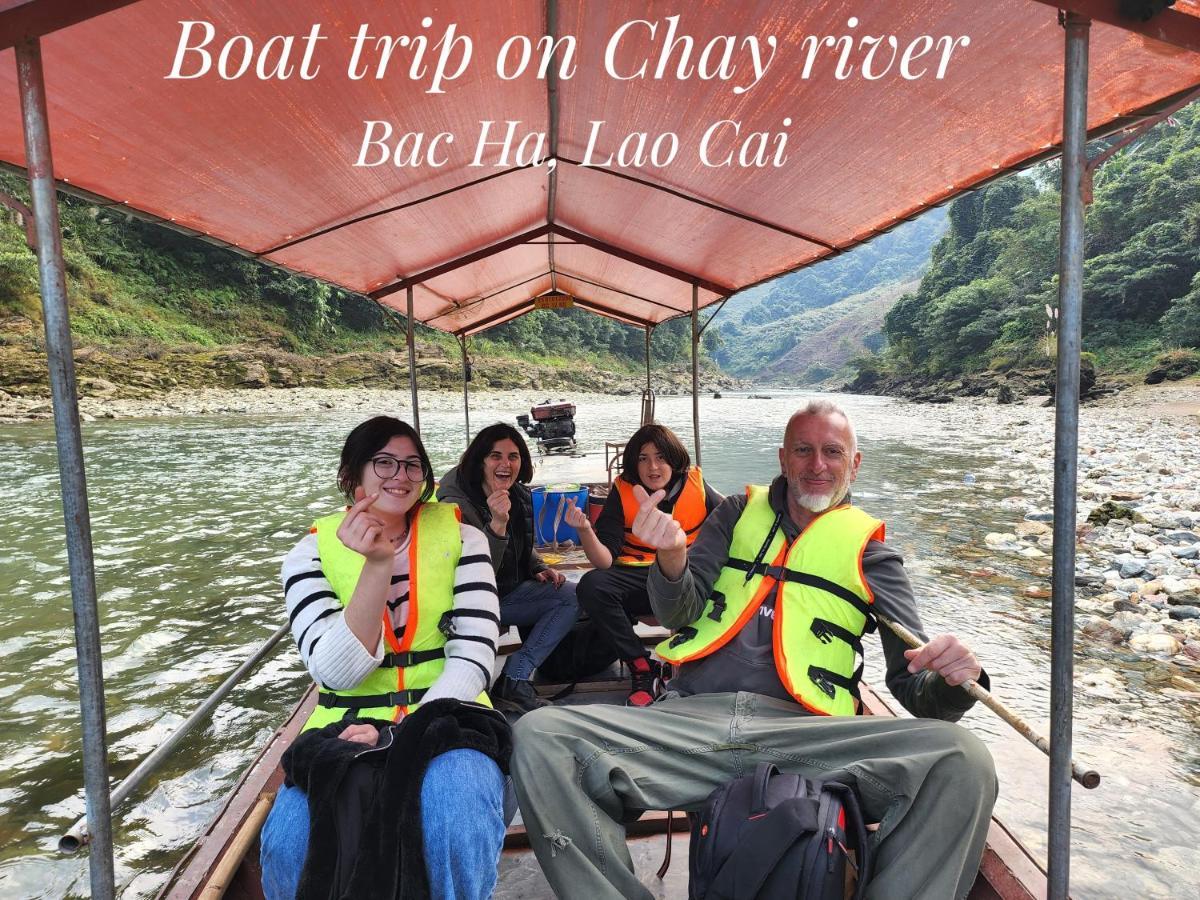 Huy Trung Homestay Bac Ha  Exteriör bild