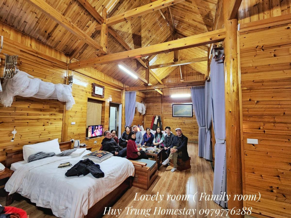 Huy Trung Homestay Bac Ha  Exteriör bild