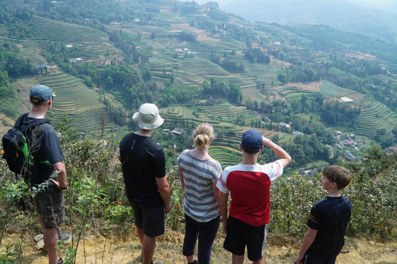 Huy Trung Homestay Bac Ha  Exteriör bild