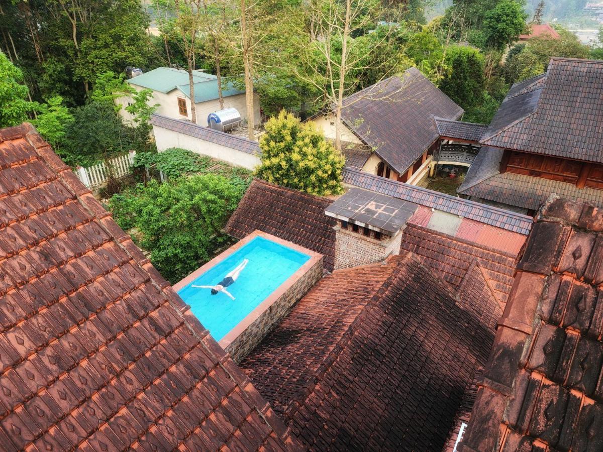 Huy Trung Homestay Bac Ha  Exteriör bild
