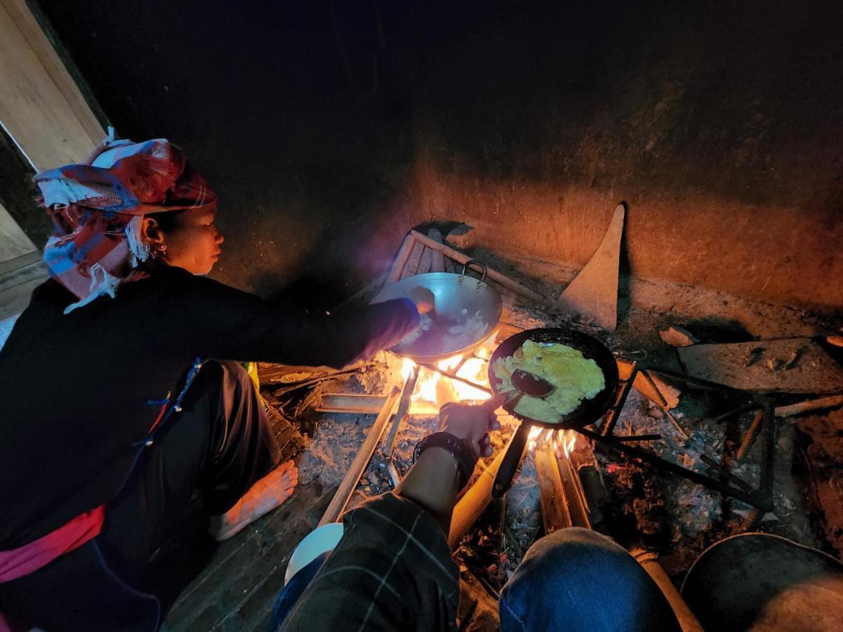 Huy Trung Homestay Bac Ha  Exteriör bild