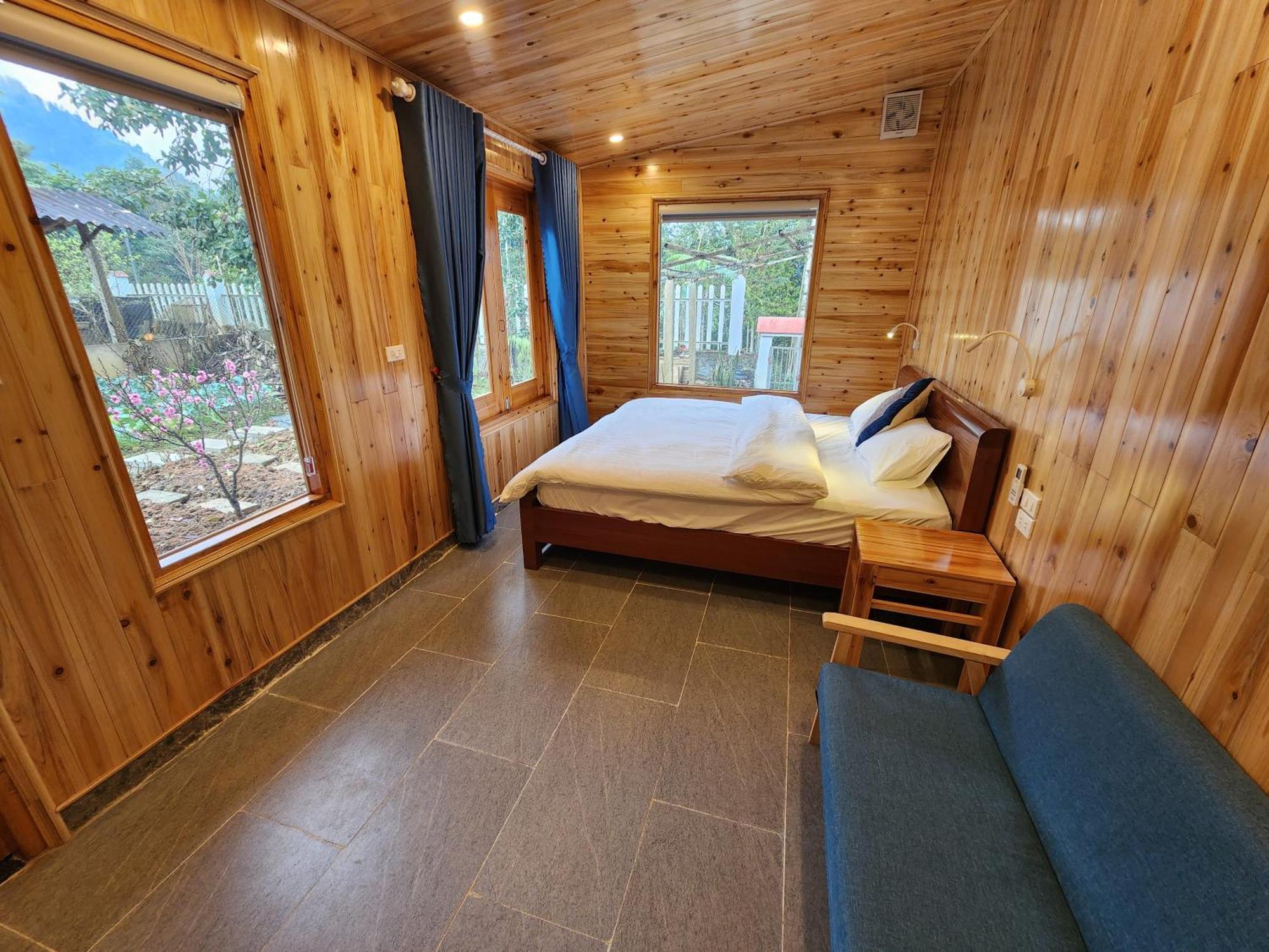 Huy Trung Homestay Bac Ha  Exteriör bild