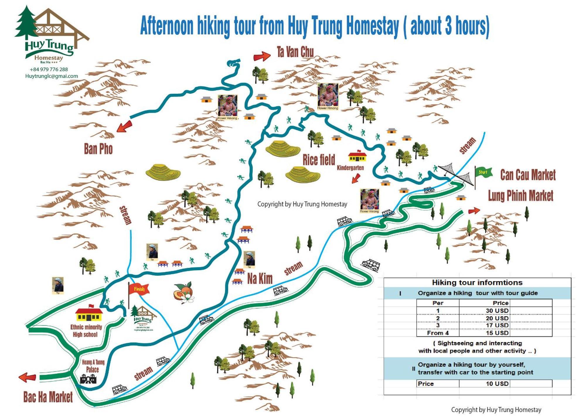 Huy Trung Homestay Bac Ha  Exteriör bild