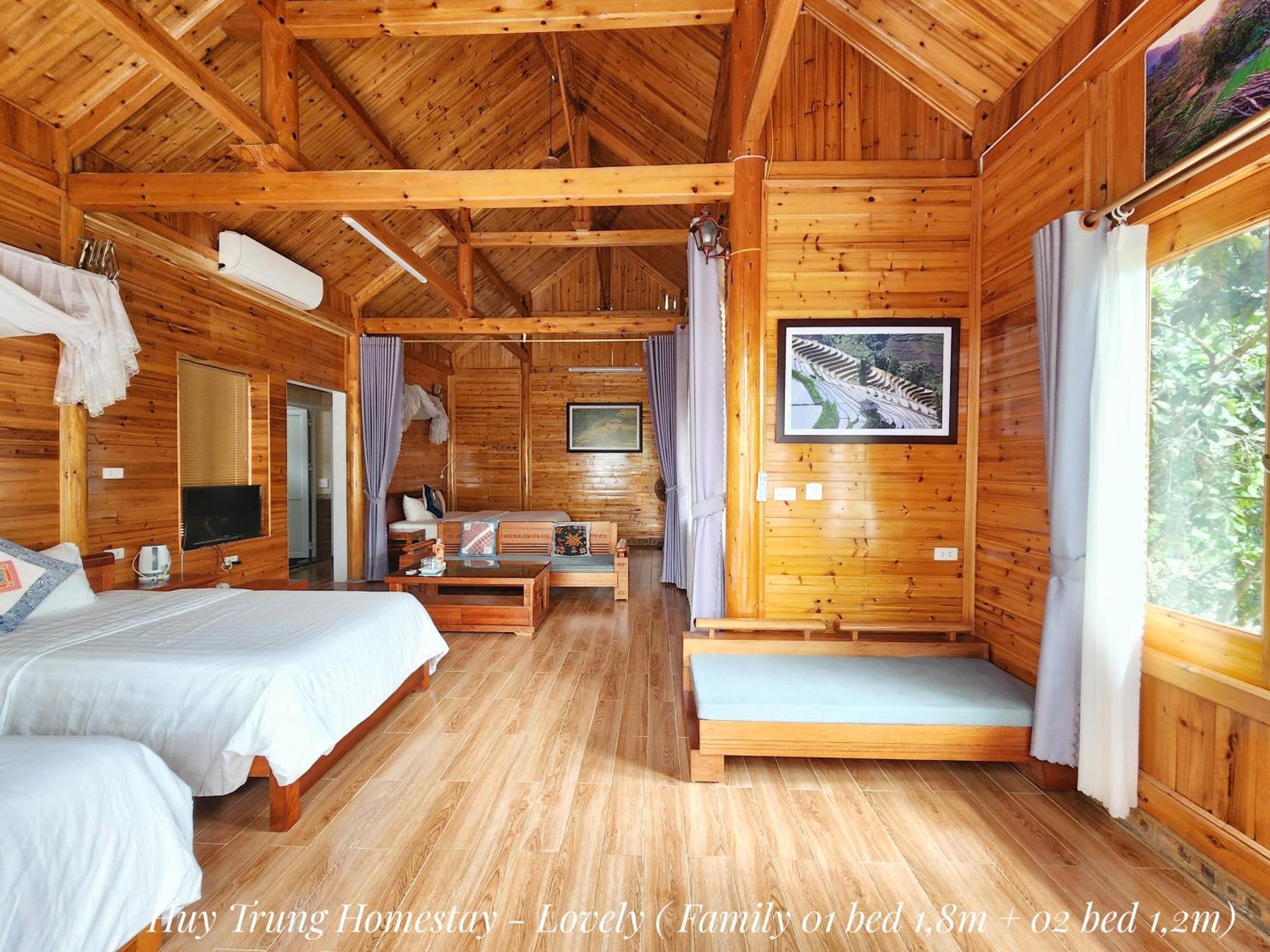 Huy Trung Homestay Bac Ha  Exteriör bild