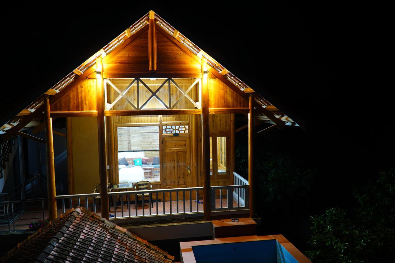 Huy Trung Homestay Bac Ha  Exteriör bild