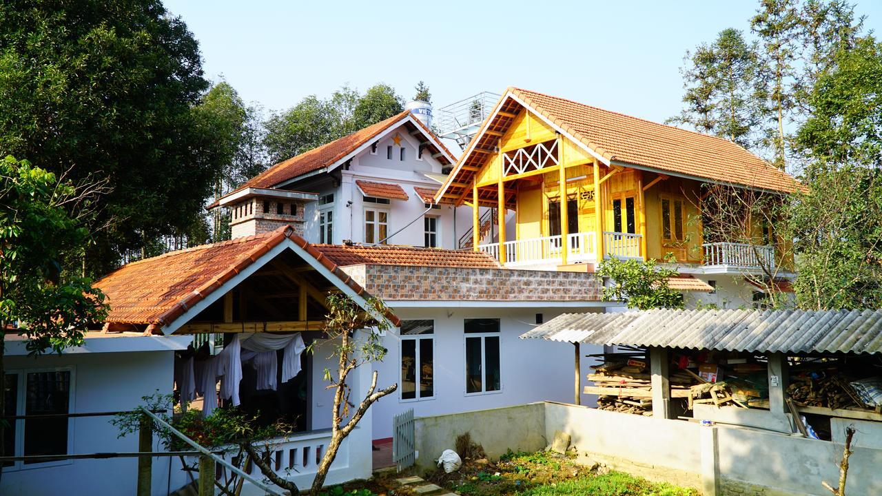 Huy Trung Homestay Bac Ha  Exteriör bild