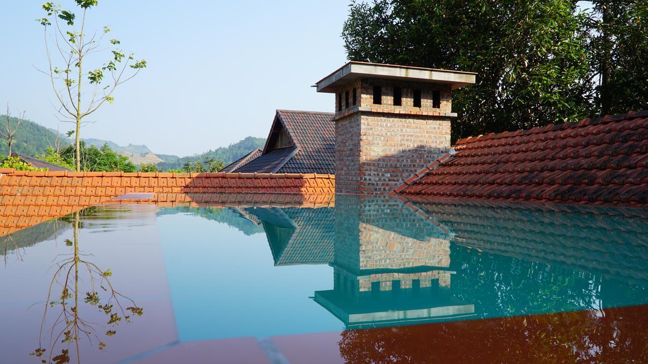 Huy Trung Homestay Bac Ha  Exteriör bild