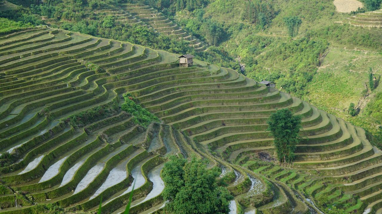Huy Trung Homestay Bac Ha  Exteriör bild