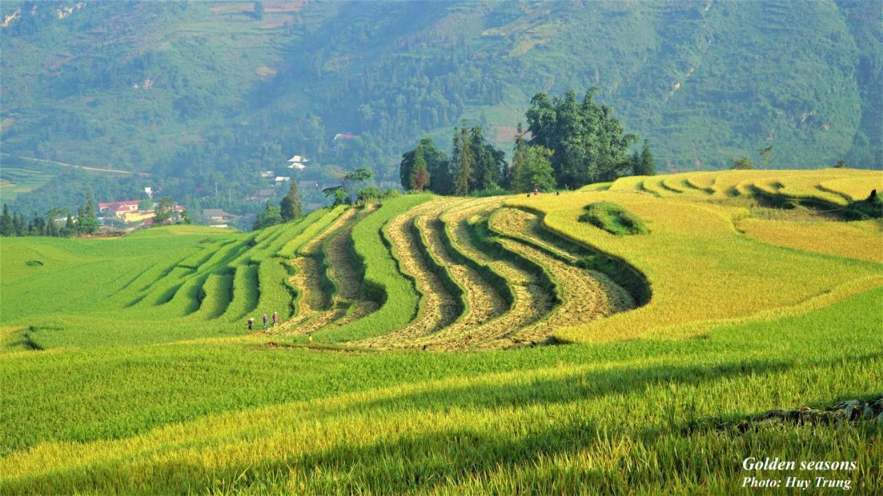 Huy Trung Homestay Bac Ha  Exteriör bild