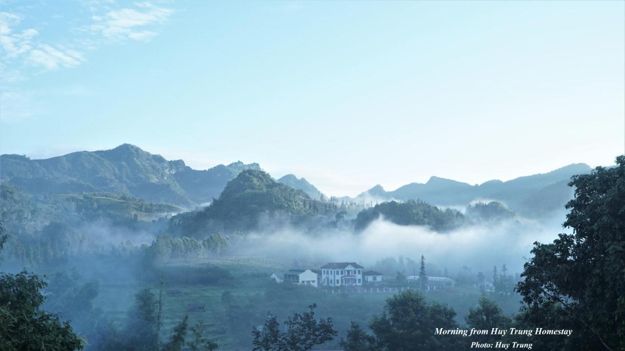 Huy Trung Homestay Bac Ha  Exteriör bild
